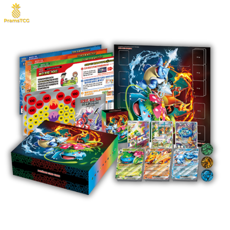 Coffret Deck Florizarre Dracaufeu Tortank - Coréen - PramsTCG